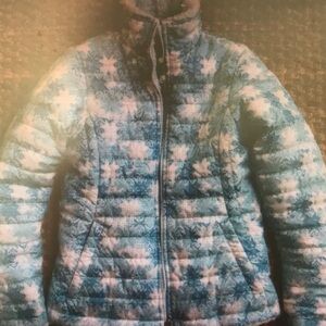 Women's Blue Patterned Jacket